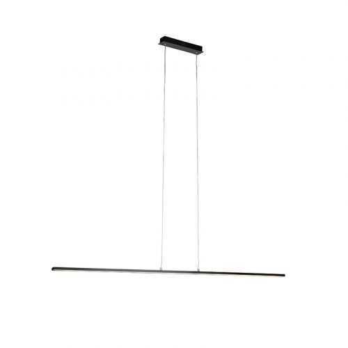 Moderní černá závěsná lampa 150 cm vč. LED - Banda