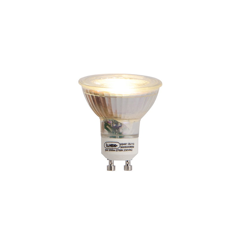 GU10 LED žárovka 3W 230 lm 2700K