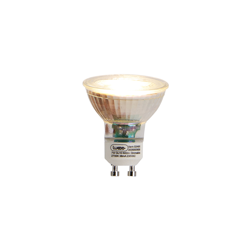 GU10 stmívatelná LED lampa 7W 2700K