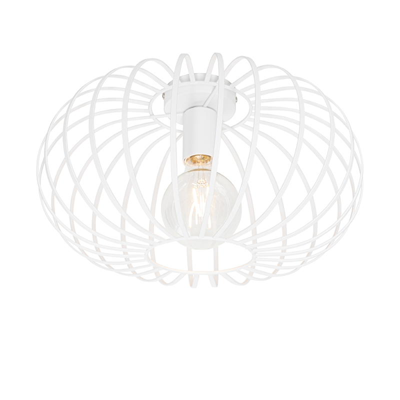 Design plafondlamp wit 39 cm - Johanna