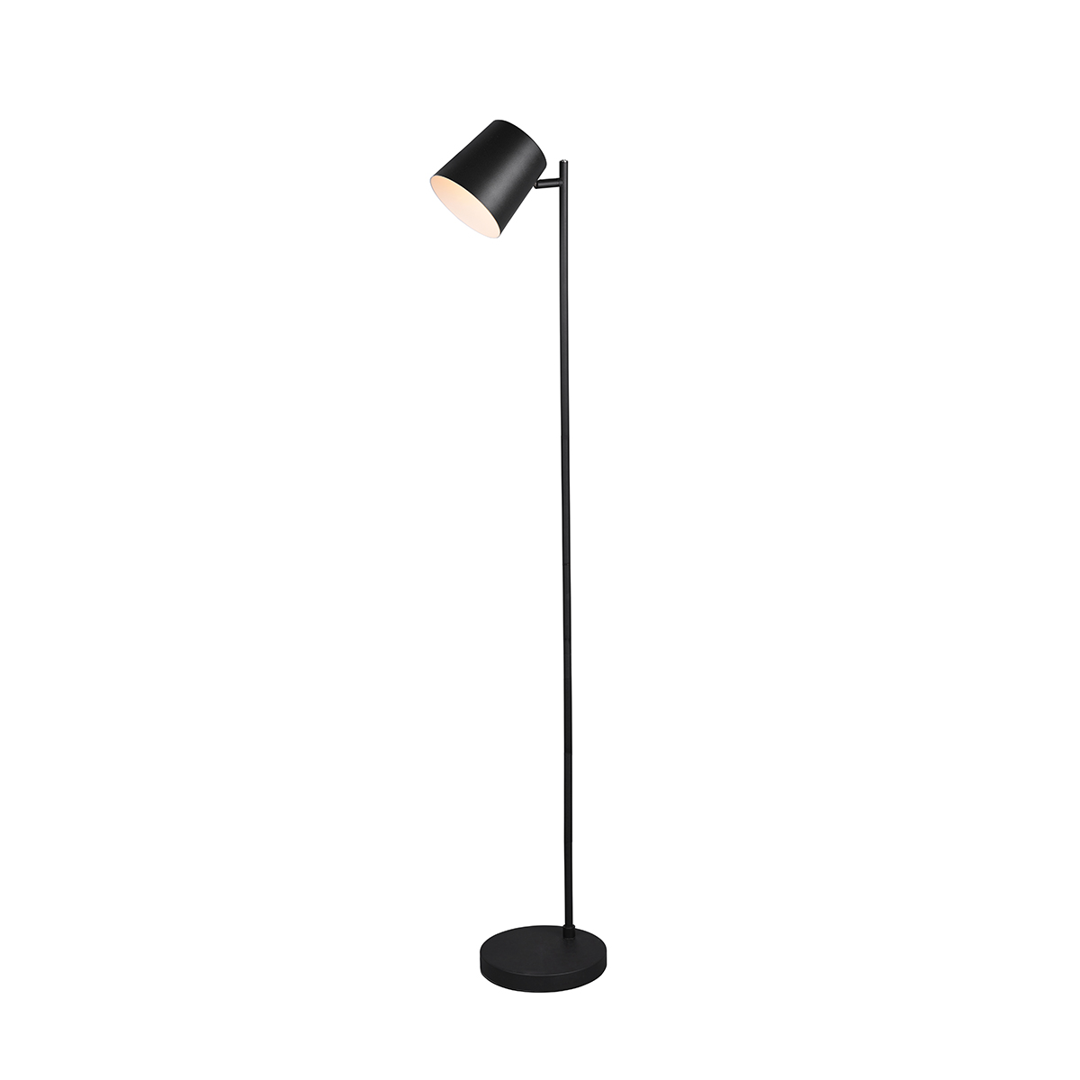 Vloerlamp zwart oplaadbaar incl. LED 4-staps dimbaar - Mateo