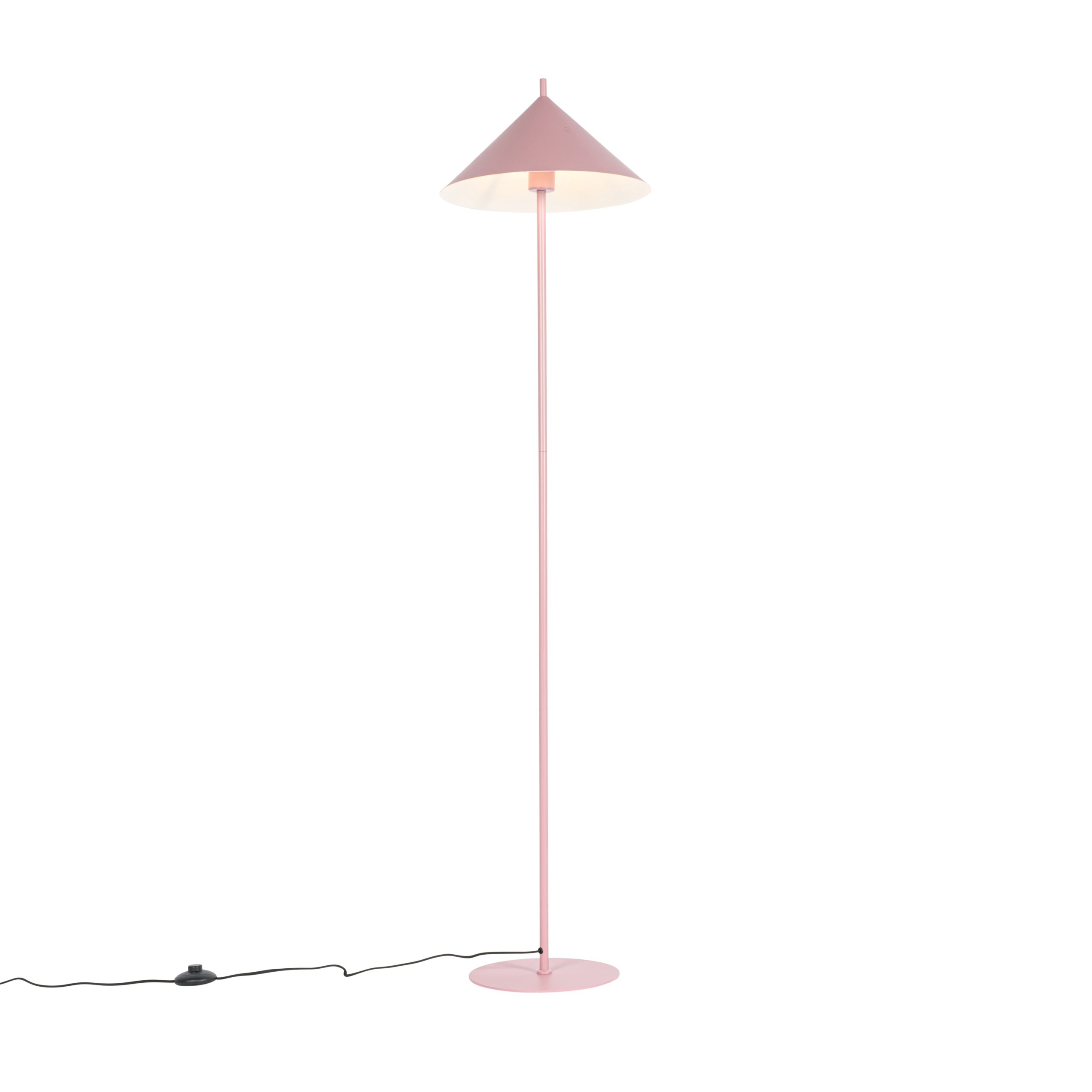 Design vloerlamp roze - Triangolo