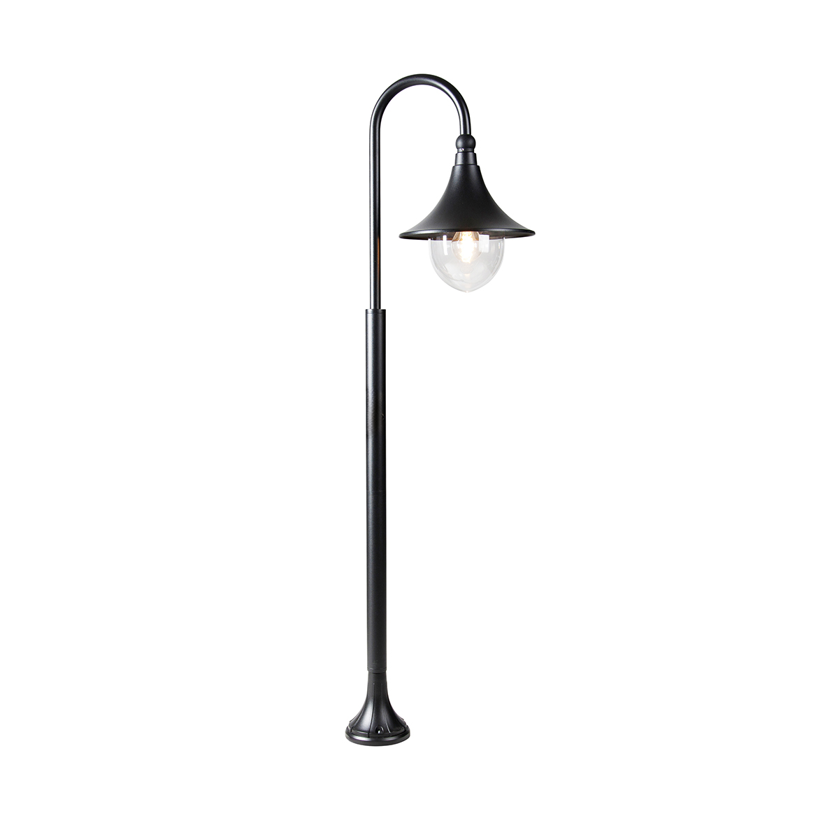 Smart buiten lantaarn zwart 125 cm IP44 incl. LED - Daphne