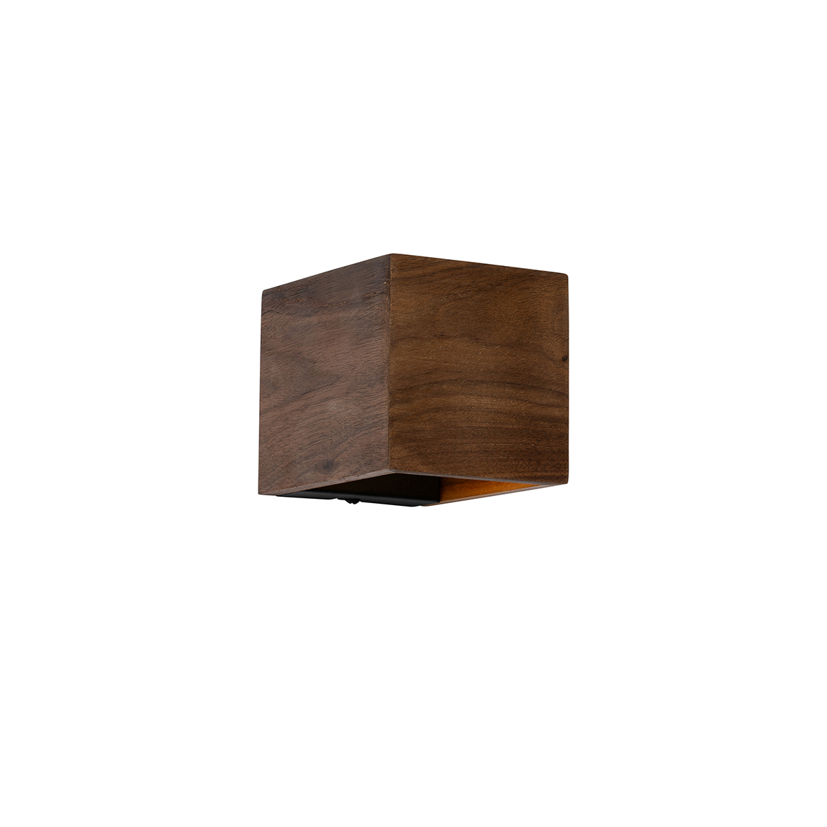 Smart wandlamp walnoot hout 8 cm incl. LED - Transfer