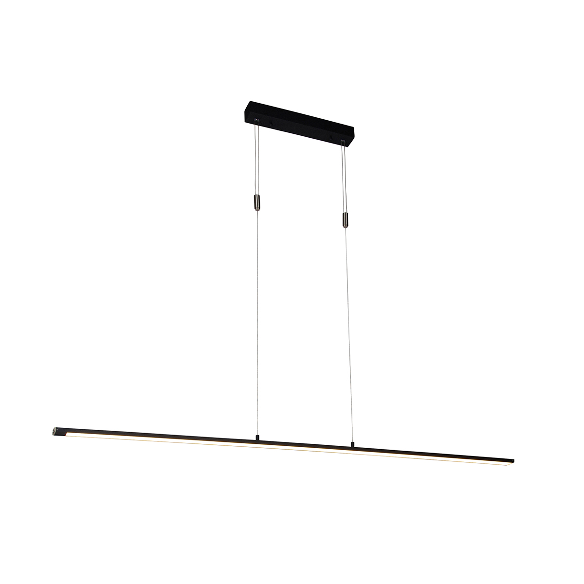 Moderne hanglamp zwart 160 cm dimbaar - Benson