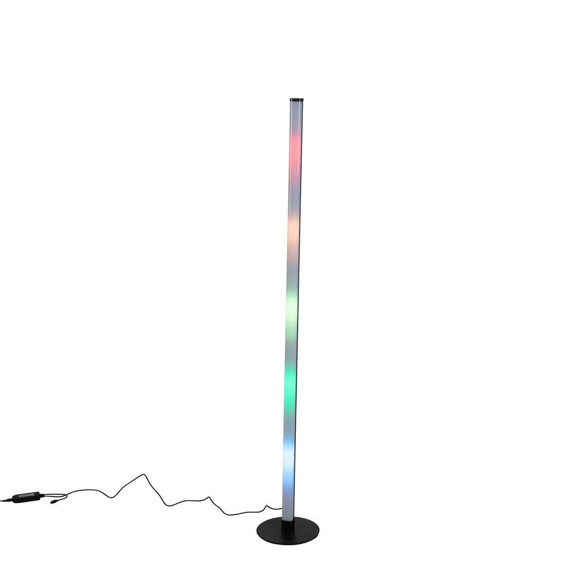 Neon tafellamp zwart incl. LED RGB dimbaar - Tijs