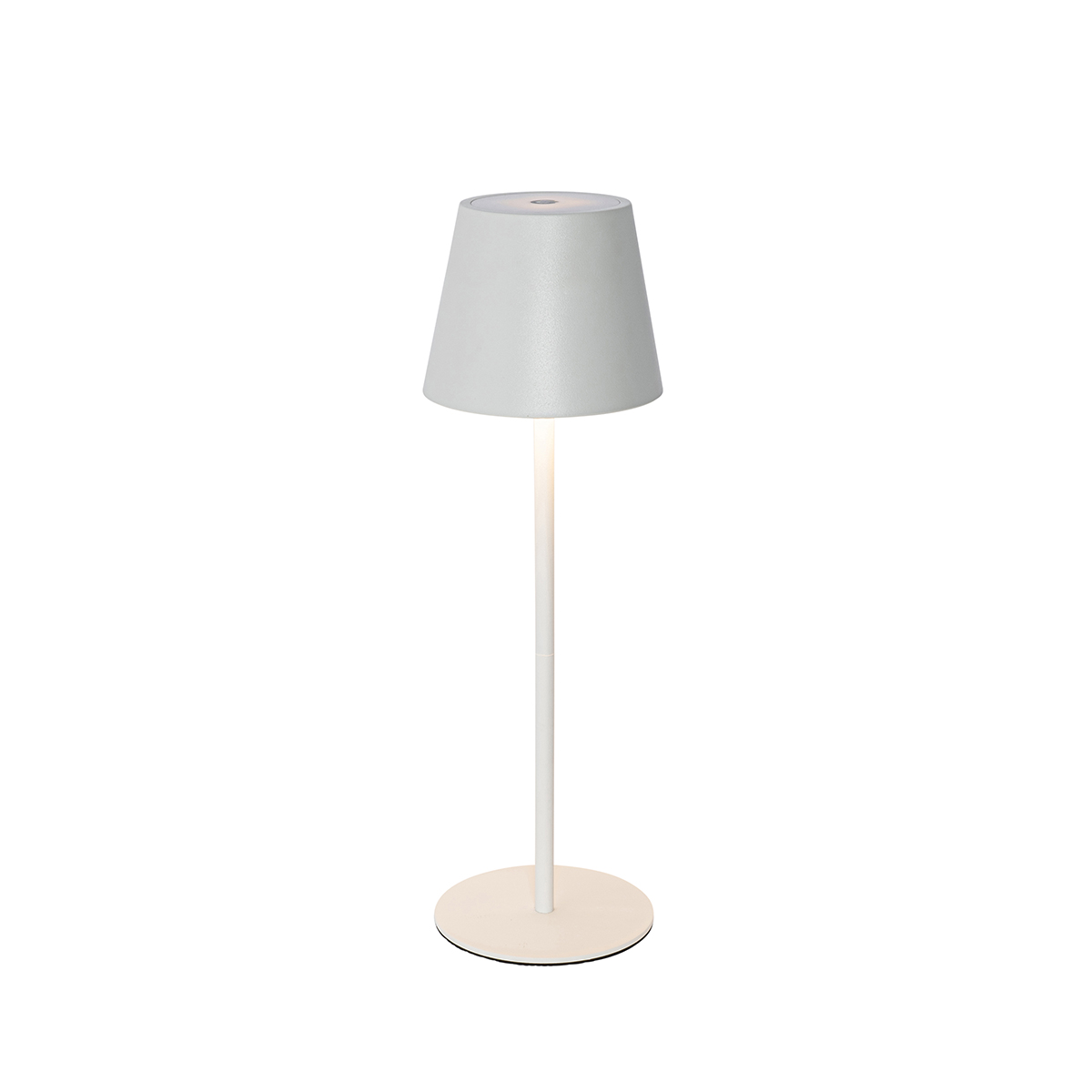 Stolní lampa bílá vč. stmívače a dobíjecího LED IP54 - Murdock