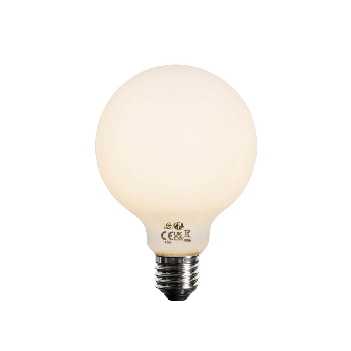 E27 dimbare LED lamp opaal G95 5W 450 lm 2700K