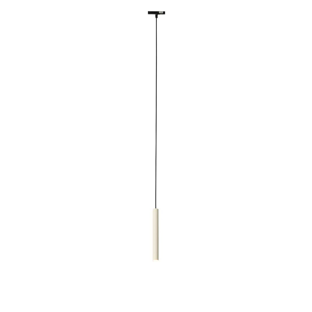 Moderne hanglamp zwart beige voor railsysteem 1-fase - Slimline Keno